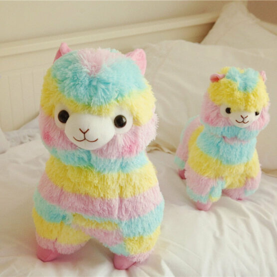 Colorful Alpaca Plush Doll