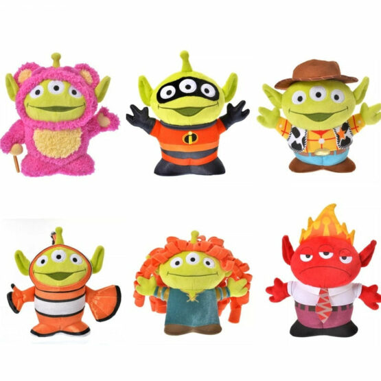 8″ Cartoon Aliens Three-eyed Monster Plush Toy Dolls