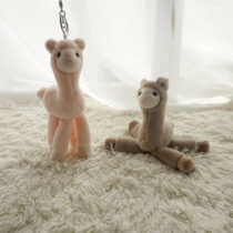 Alpaca Plush Toy Keychain