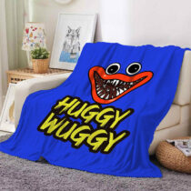 Poppy Playtime Huggy Wuggy 3D Printed Flannel Blanket D
