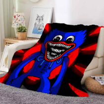 Poppy Playtime Huggy Wuggy 3D Printed Flannel Blanket A