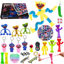 4 pacotes papoula playtime pop fidget brinquedos, huggy wuggies